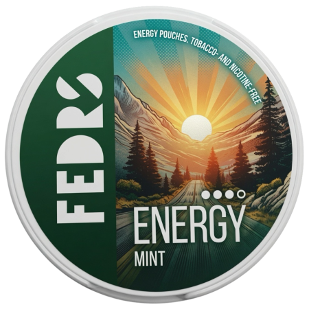 Кофеиновые паучи FEDRS Caffeine L-Theanine Mint 65мг