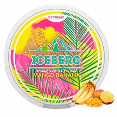 Снюс Iceberg Mango Banana 150 мг Снюс Iceberg Mango Banana 150 мг