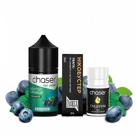 Набір Chaser Blueberry Menthol 30 ml