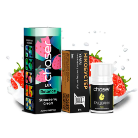Набор Chaser Lux Strawberry Cream 30 ml