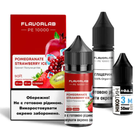 Набір Flavorlab PE 10000 Pomegrante Strawberry Ice 30 ml