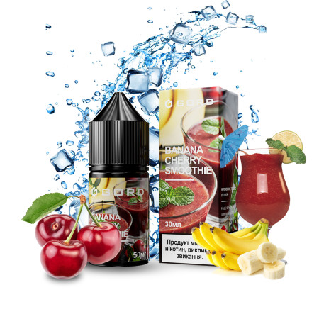 Солевая Жидкость Gord Banana Cherry Smoothie 30 ml