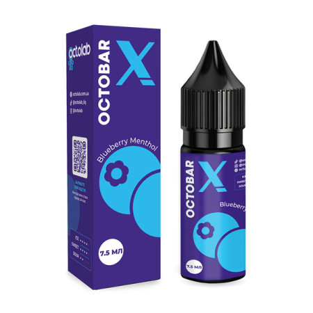 Набор Octobar X 15ml Blueberry Menthol Набор Octobar X 15ml Blueberry Menthol