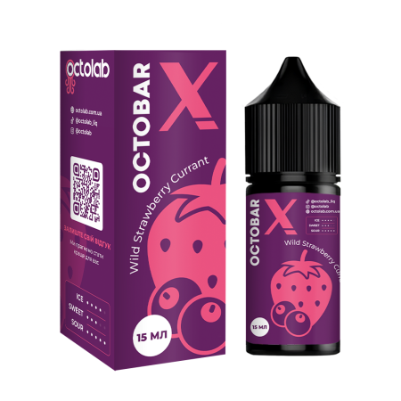 Набор Octobar X 30ml Wild Strawberry Currant Набор Octobar X 30ml Wild Strawberry Currant