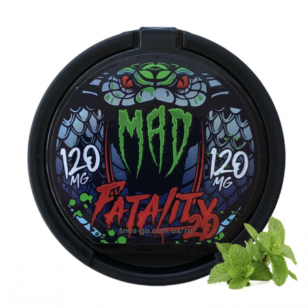 Mad Fatality купить снюс Украина по лучшей цене в Snus Go Mad Fatality купить снюс Украина по лучшей цене в Snus Go