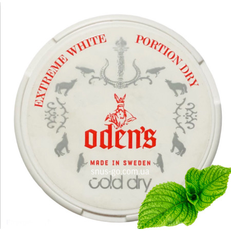 Oden's Cold Extreme White Dry Portion купити снюс Україна за найкращою ціною в Snus Go Oden's Cold Extreme White Dry Portion купити снюс Україна за найкращою ціною в Snus Go