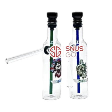 Мини Бонг D&K Bottle Стеклянный 15см