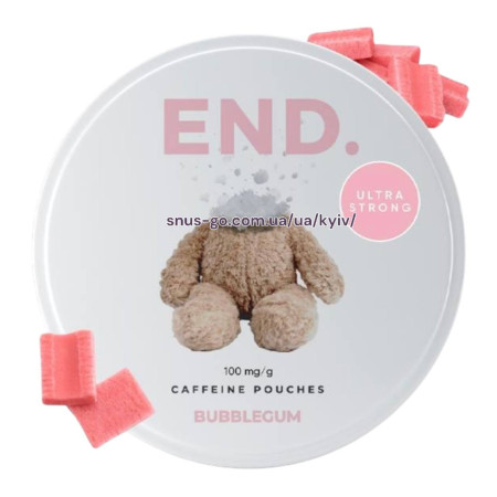 Кофеиновые паучи End Bubblegum Кофеиновые паучи End Bubblegum