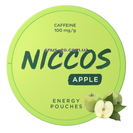 Niccos Apple Caffeine 100 мг Niccos Apple Caffeine 100 мг