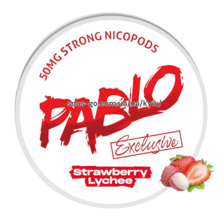 Pablo Strawberry Lychee 50 мг никотина