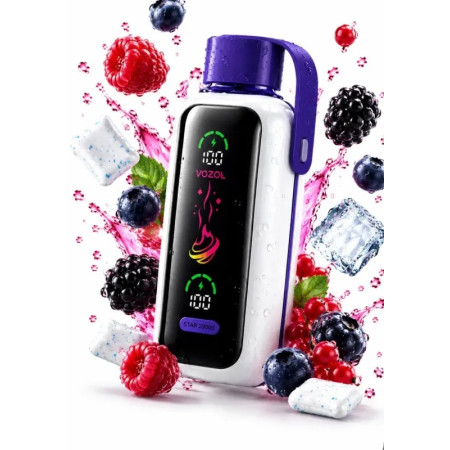 Vozol Star 20000 Mixed Berries Bubblegum